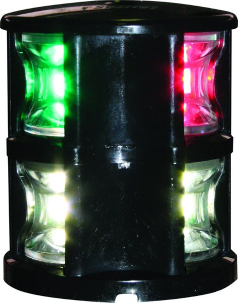 RWB NavLight LED12M Tri-White Light - Black (RWB8632)