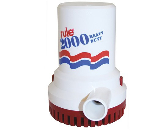 Rule Bilge Pump 2000 GPH 12V/24V (RWB13/RWB15)