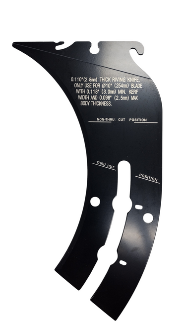 A09108R - Riving Knife For Unisaws 0.125 Kerf