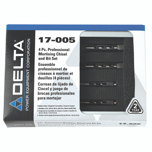 17-005 - Set Of 4 Mortising Bits And Chisels