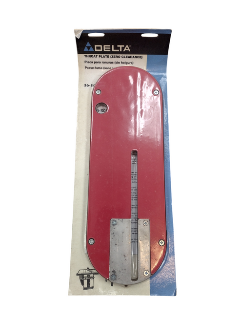 36-805 - Unisaw Zero Clearance Throat Plate