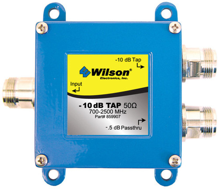 -10 dB Tap 700-2500 MHz w/0.5 dB Pass Thru 50 Ohm