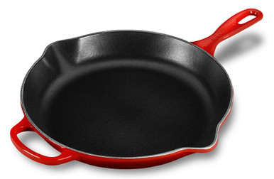 Le Creuset - 12" (30cm) Cherry Iron Handle Skillet