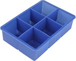 Chef Craft - 6 Cube Large Blue Silicone Ice Tray