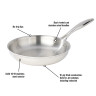 Meyer- SuperSteel 11" Try-Ply Stainless Steel Fry Pan