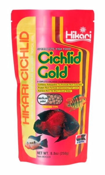 Hikari Cichlid Gold Medium Pellets 8.8oz