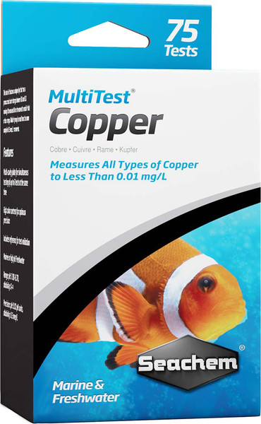 Seachem Laboratories Multitest: Copper Test Kit
\