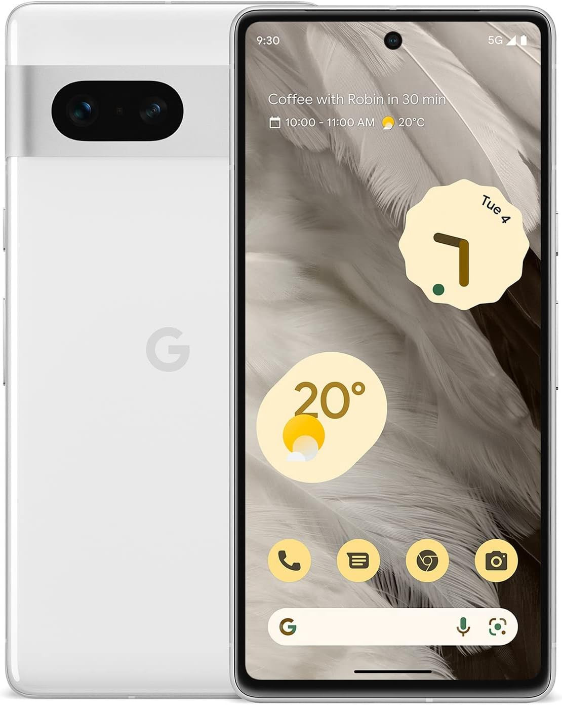 Google Pixel 7 – Unlocked Android 5G Smartphone – 128GB – Snow