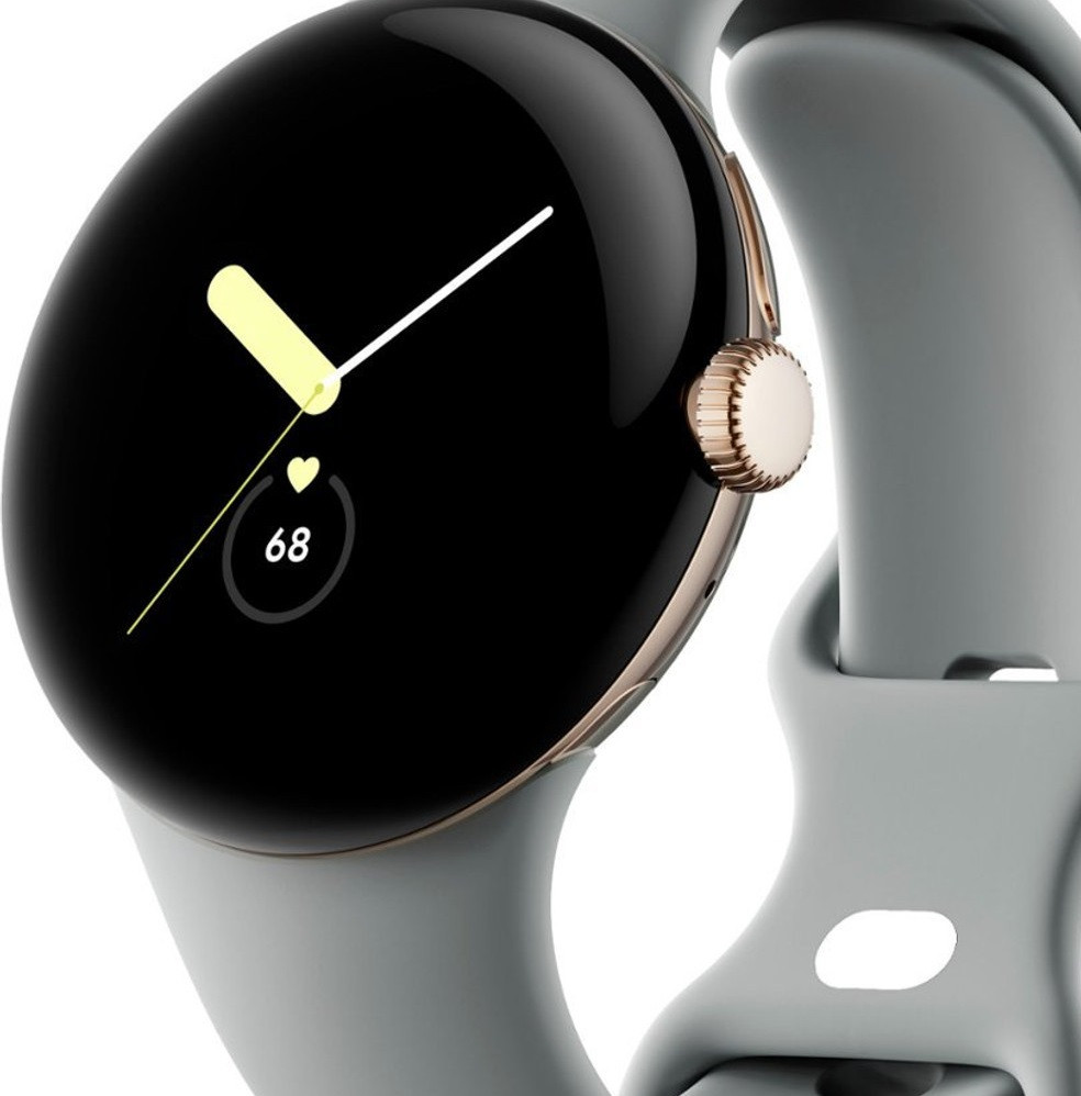 Google Pixel Watch – Champagne Gold Stainless Steel case with