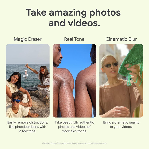 Brand New Sealed Google Pixel 7 – Sim Free - Unlocked - Android 5G Smartphone with wide-angle lens and 24-hour battery – 128GB – Obsidian