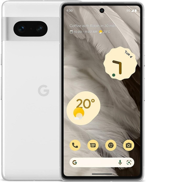 Google Pixel 7 – Unlocked Android 5G Smartphone - 24-hour battery – 128GB – Snow