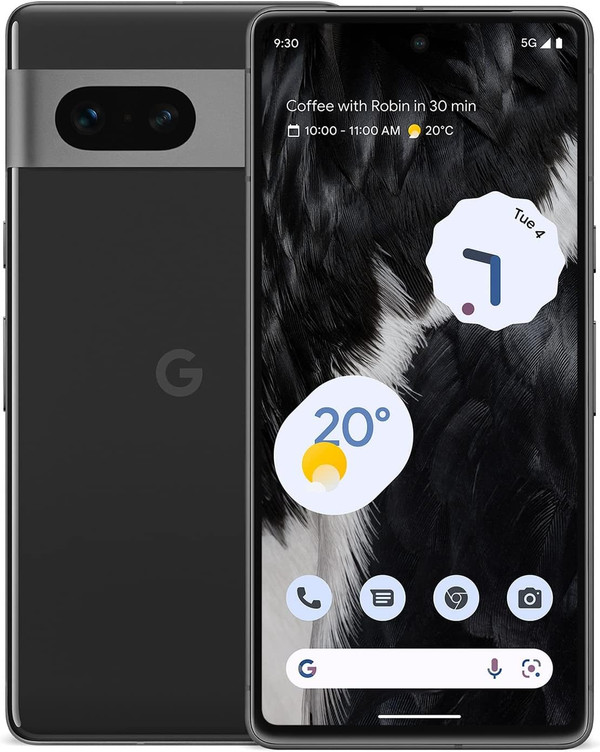Brand New Sealed Google Pixel 7 – Sim Free - Unlocked - Android 5G Smartphone with wide-angle lens and 24-hour battery – 128GB – Obsidian