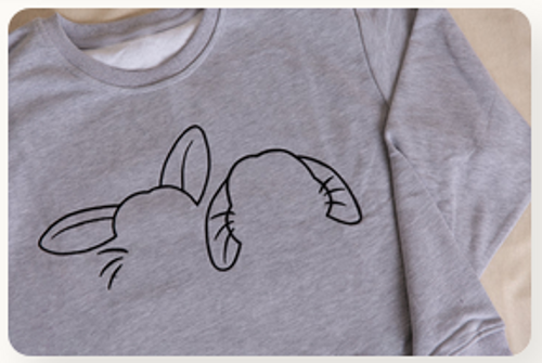 Peppa & Peach - Bunny crew neck jumper