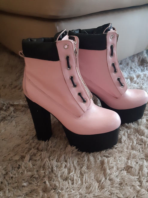 CURRENT MOOD - NOT YERZ Pink Prophecy Boot
