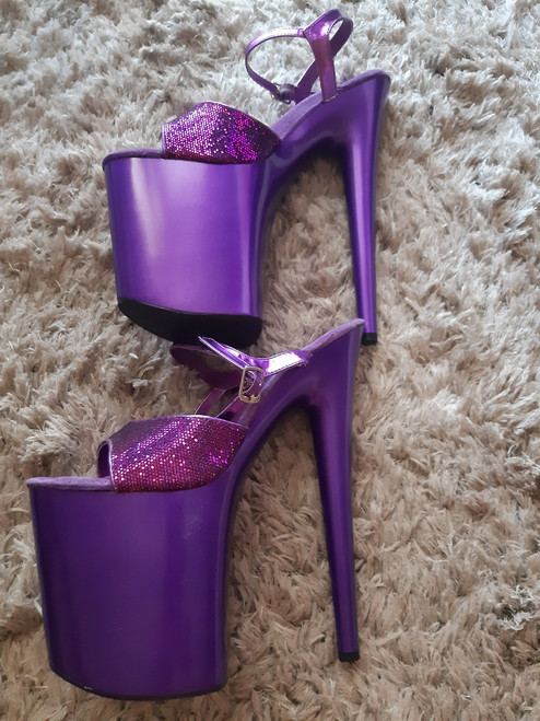 Highest Heel - 8 inch Purple
