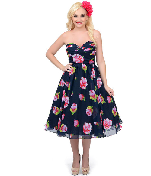 Unique Vintage Dandridge Swing Dress