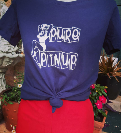 Pure Pinup logo tee - BLACK