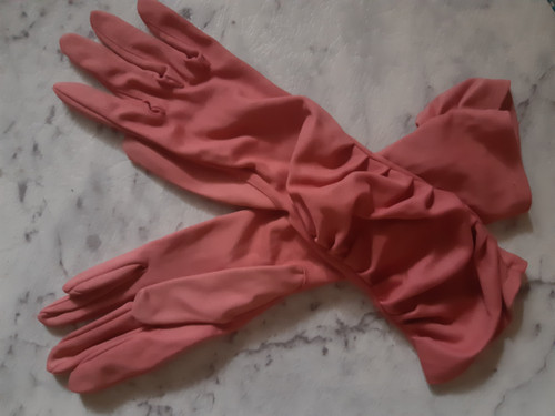 Blush pink glove