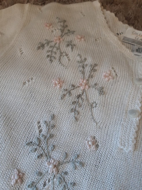 Embroidered cardigan