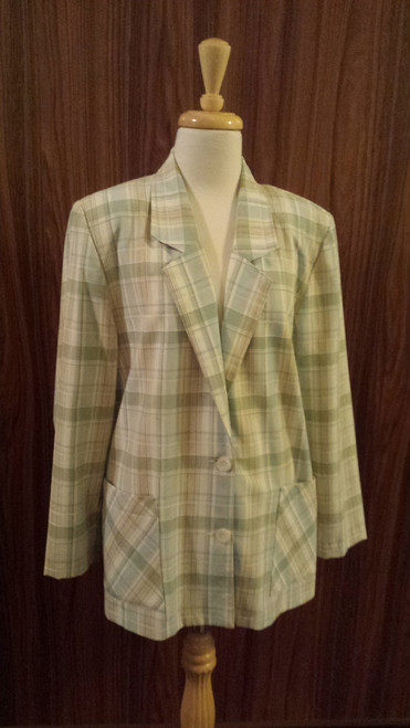 SANRO Pastel Check Blazer