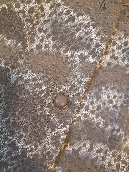 Vintage 2pc Skirt/Jacket set - silver
