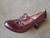 Rivers Pinup heels - patent maroon