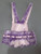 Y2K Purple Pinafore