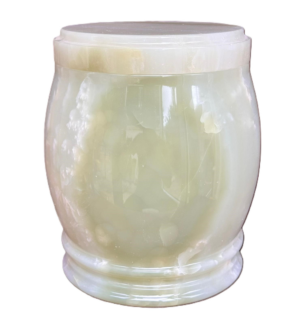 Onyx Ash Urn. Rare to find Green Onyx Outdoor Casket for Adults, Children and Pets – view 3