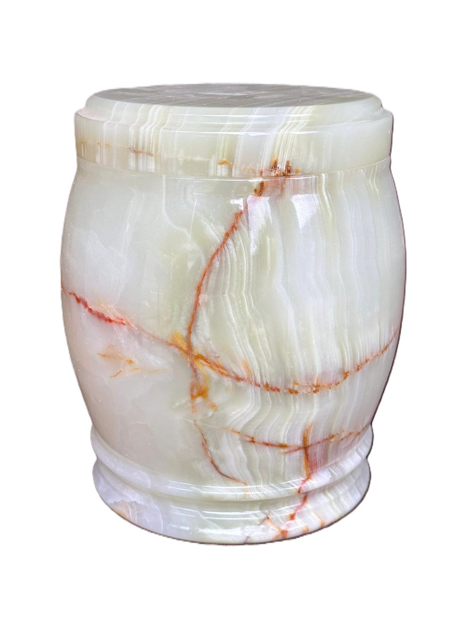Onyx Ash Urn. Rare to find Green Onyx Outdoor Casket for Adults, Children and Pets