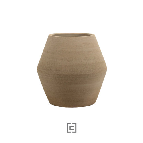 Plant pot S | Beige | Construct | Stoneware