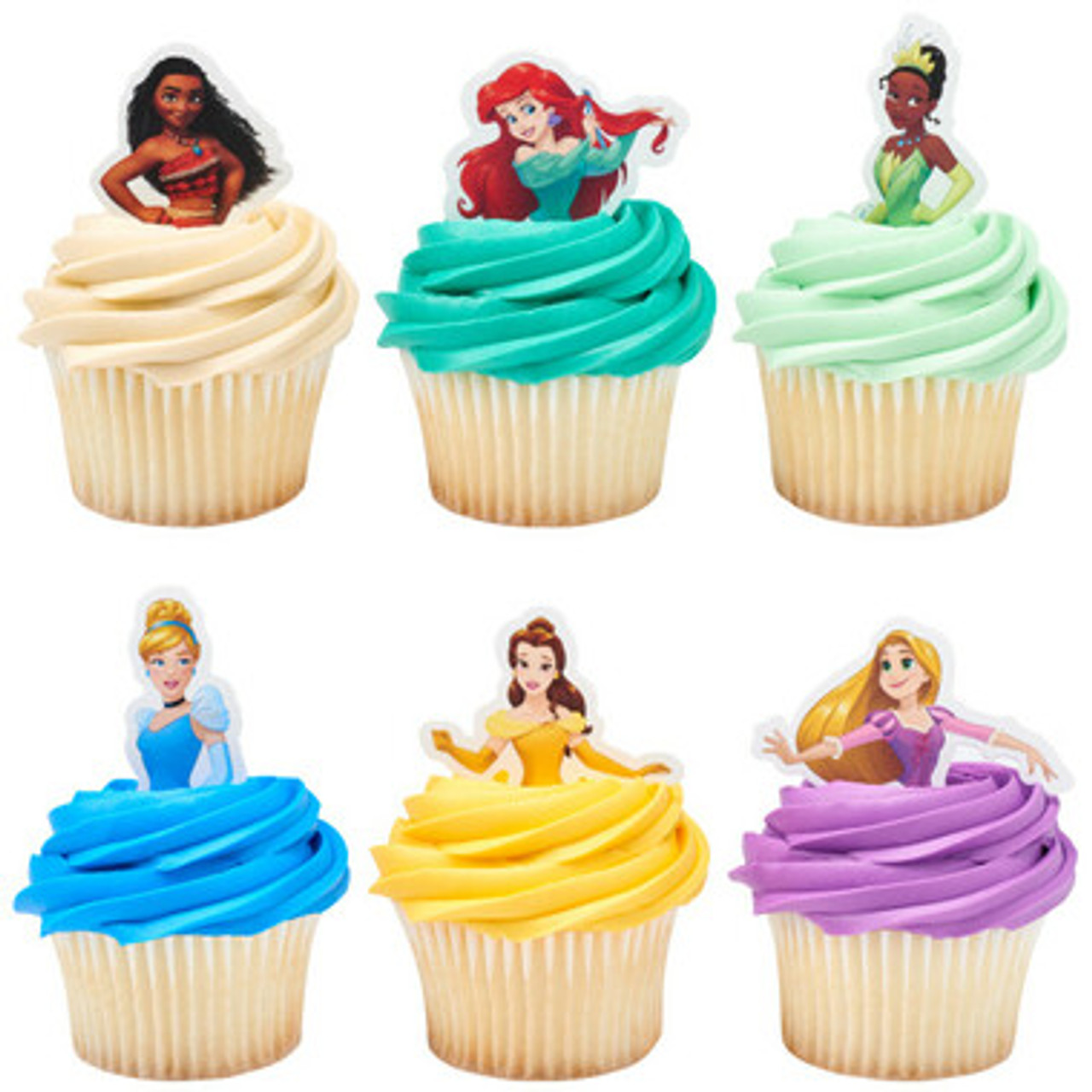 DISNEY PRINCESS Edible Birthday Cake Topper