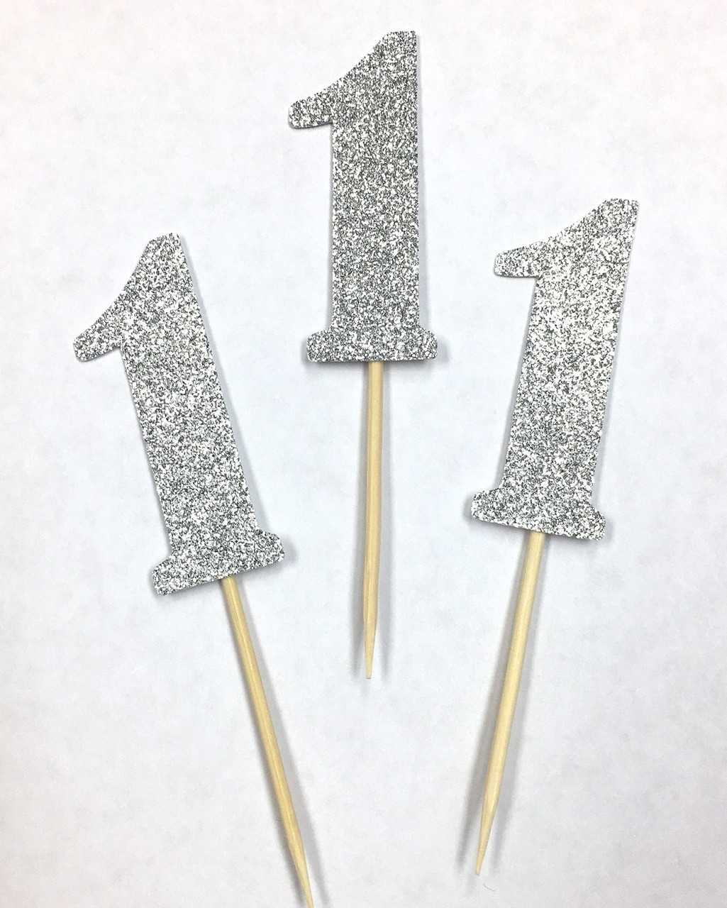 Glitter Number One Cake And Cupcake Topper