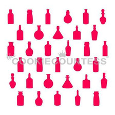 Posion Bottles Repeat Cookie Stencil*