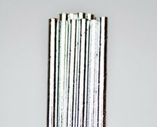Silver Foil Solid Paper Straws ( 25 pc )*
