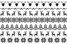 Fair Isle Christmas Rolling Pin