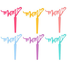 Mom Cake and Cupcake Topper (6pc)