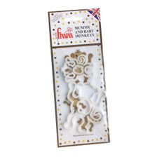 Monkey Mommy and Baby Cutter Set (4 pc)