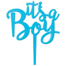 It's a Boy Cake Topper (1 pc)