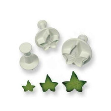Ivy leaf Plunger Cutter Set ( 3 pc )