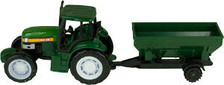 Farm Tractor with Trailer Cake Topper