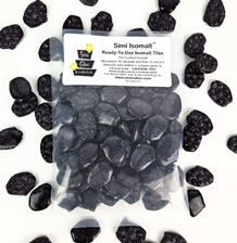 Isomalt Tiles Black Glitter (Simi Cakes)*
