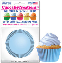 Light Blue Cupcake Liners ( 32 pc )