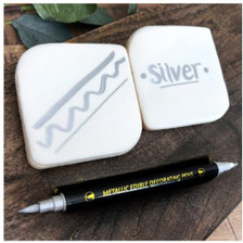 Ultra Fine Black Edible Dual Tip Markers for cookies and cakes - royal  icing, fondant, macarons and more.