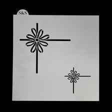 Present Bows 2 Sizes Cookie Stencil