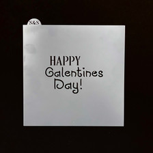 Happy Galentines Day Stencil