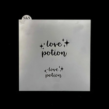 Love Potion 2 Sizes Stencil