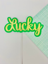 Lucky Cake Topper