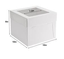 Tall Cake Box (10"x10"x8")