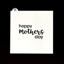 Modern Happy Mothers Day Stencil