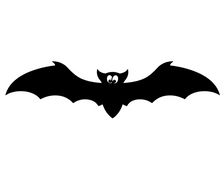 Wide Bat Halloween Cookie cutter
